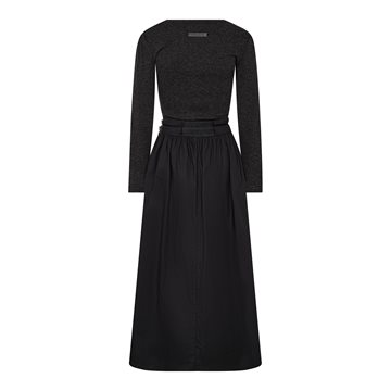 Haute L\' Amitié - Hailey Mix Belt Dress - Black
